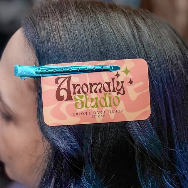 Vivid hair color wash & blow dry at Anomaly Studio in Owings Mills, MD